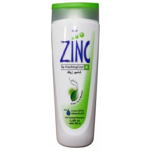 شامپو زینک Zinc مدل Re-Freshing Green ضد شوره